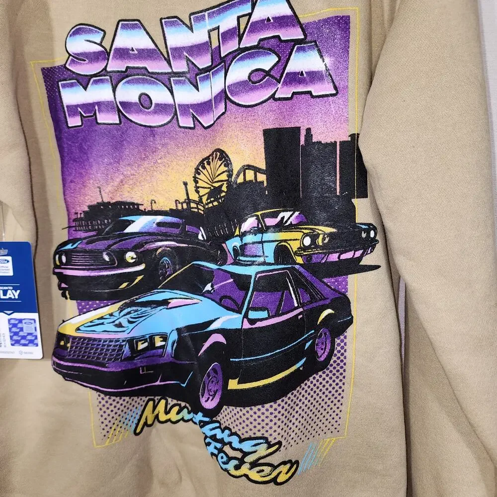 Ford Santa Monica mustang fever small hoodie men